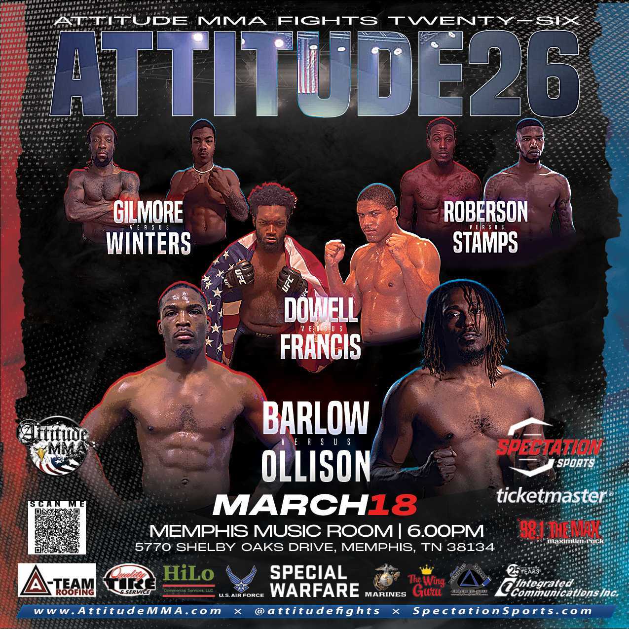 Attitude MMA Fights 26 - Spectation Sports