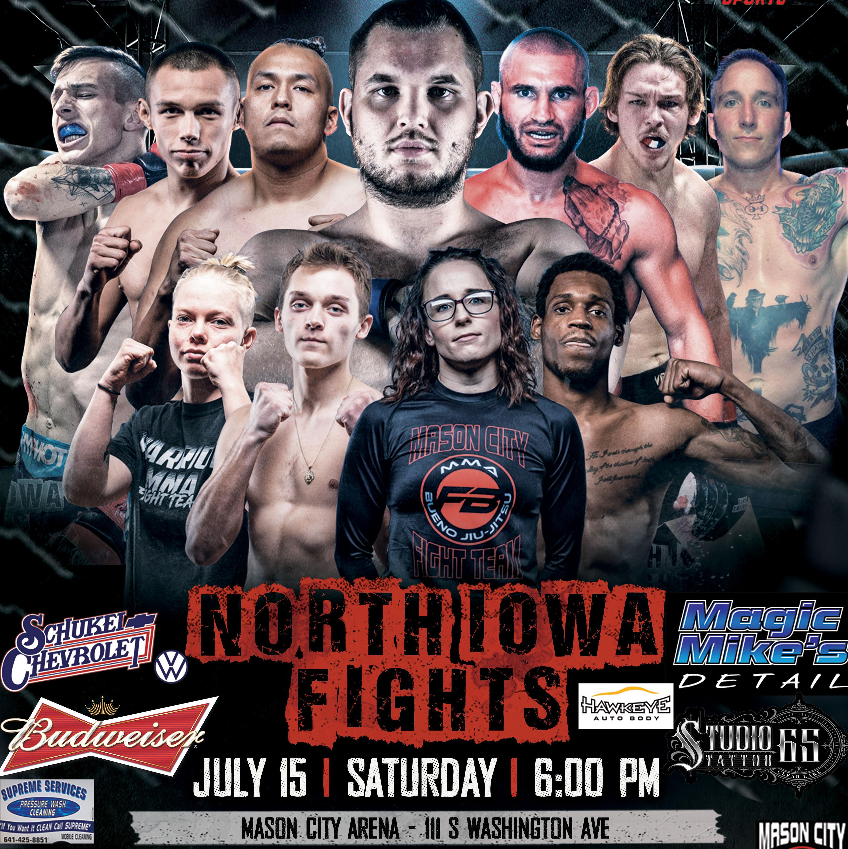 North iowa fights 16 spectation sports